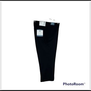 Haggar Mens Weft Stretch Pant Flexes 2” 38W X 29L* Straight Fit Black HD00886WOT